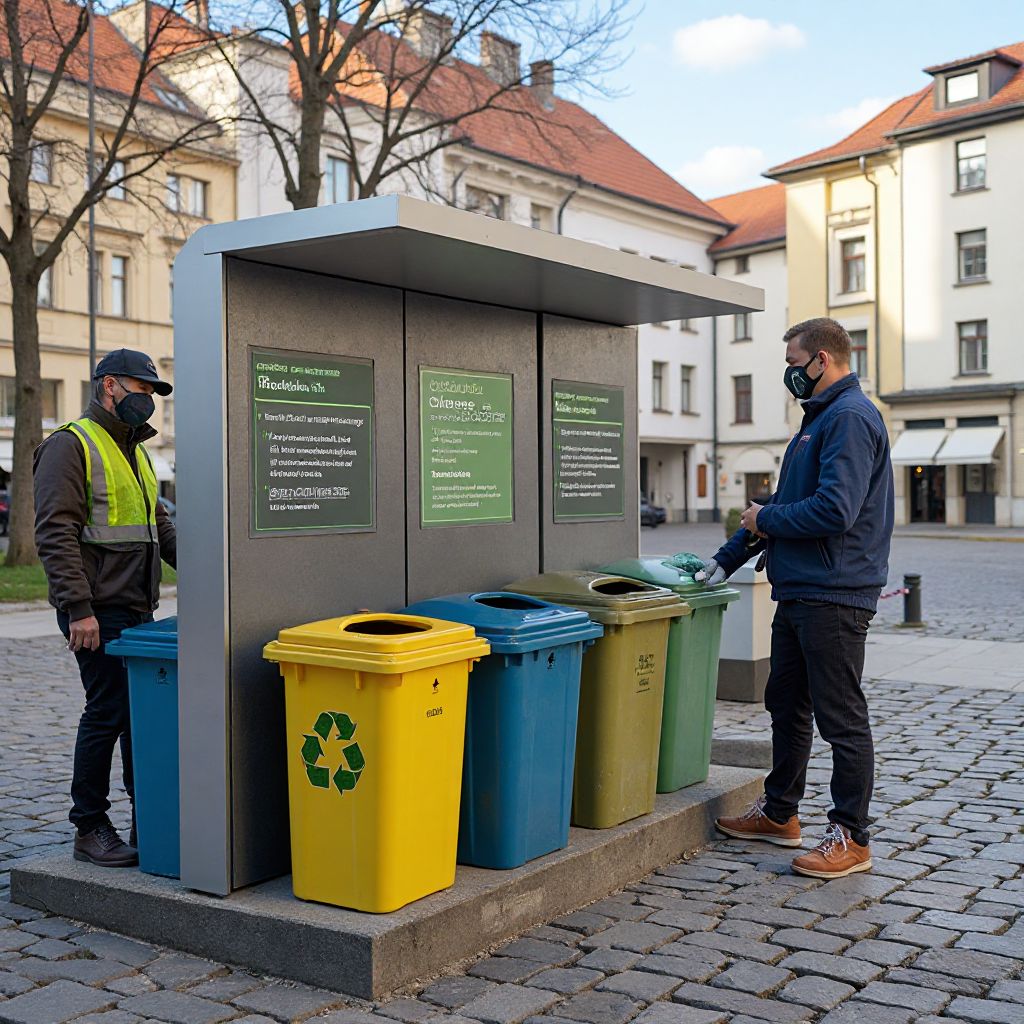 Instalarea punctelor de colectare