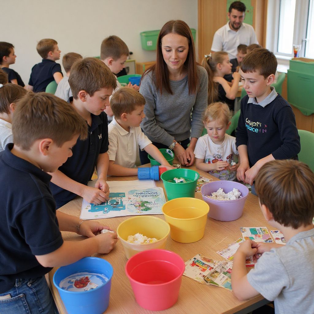 Proiecte de reciclare în școli
