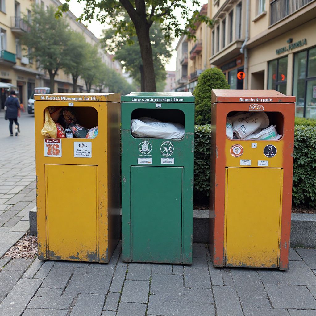 Containere moderne de reciclare