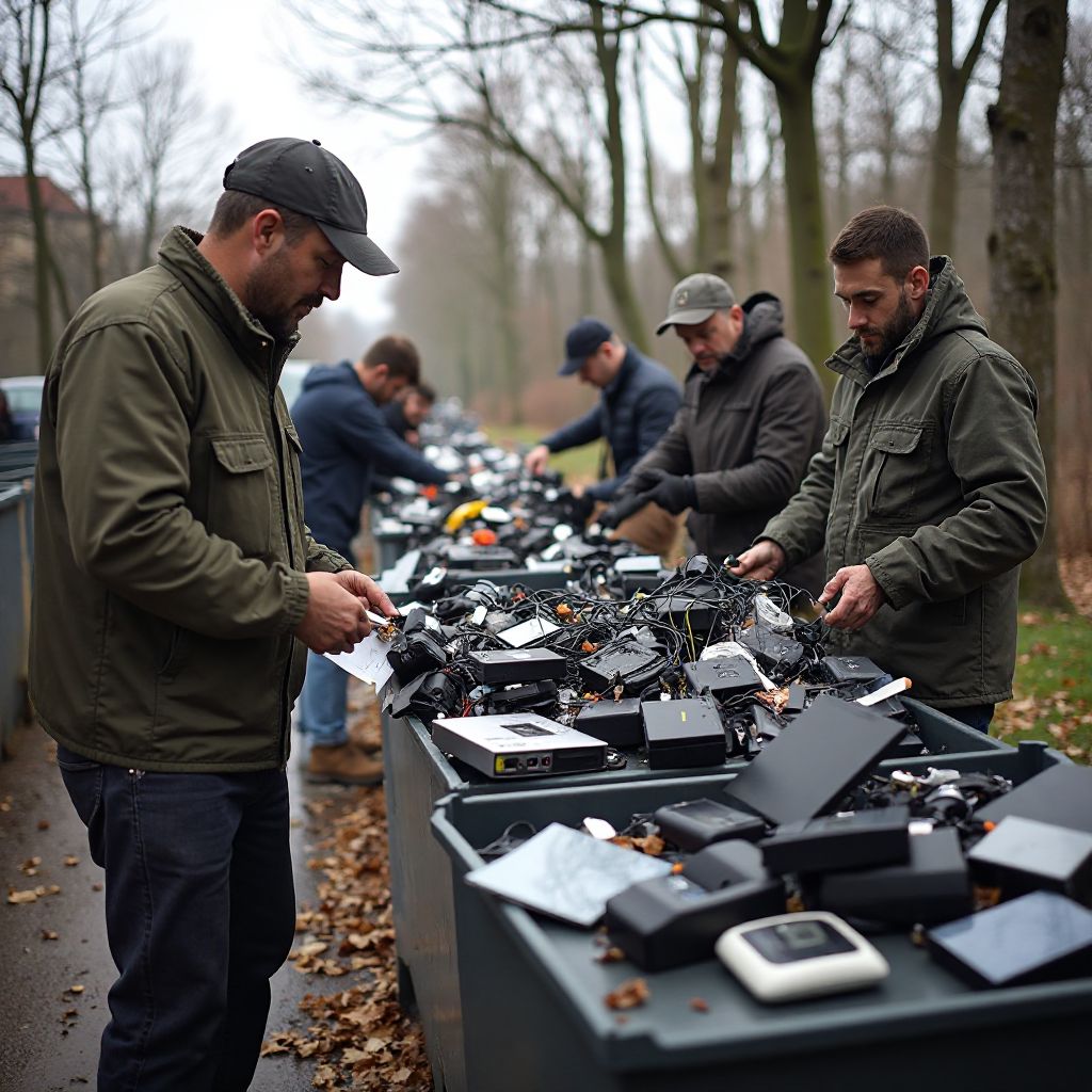 Eveniment de colectare a deșeurilor electronice